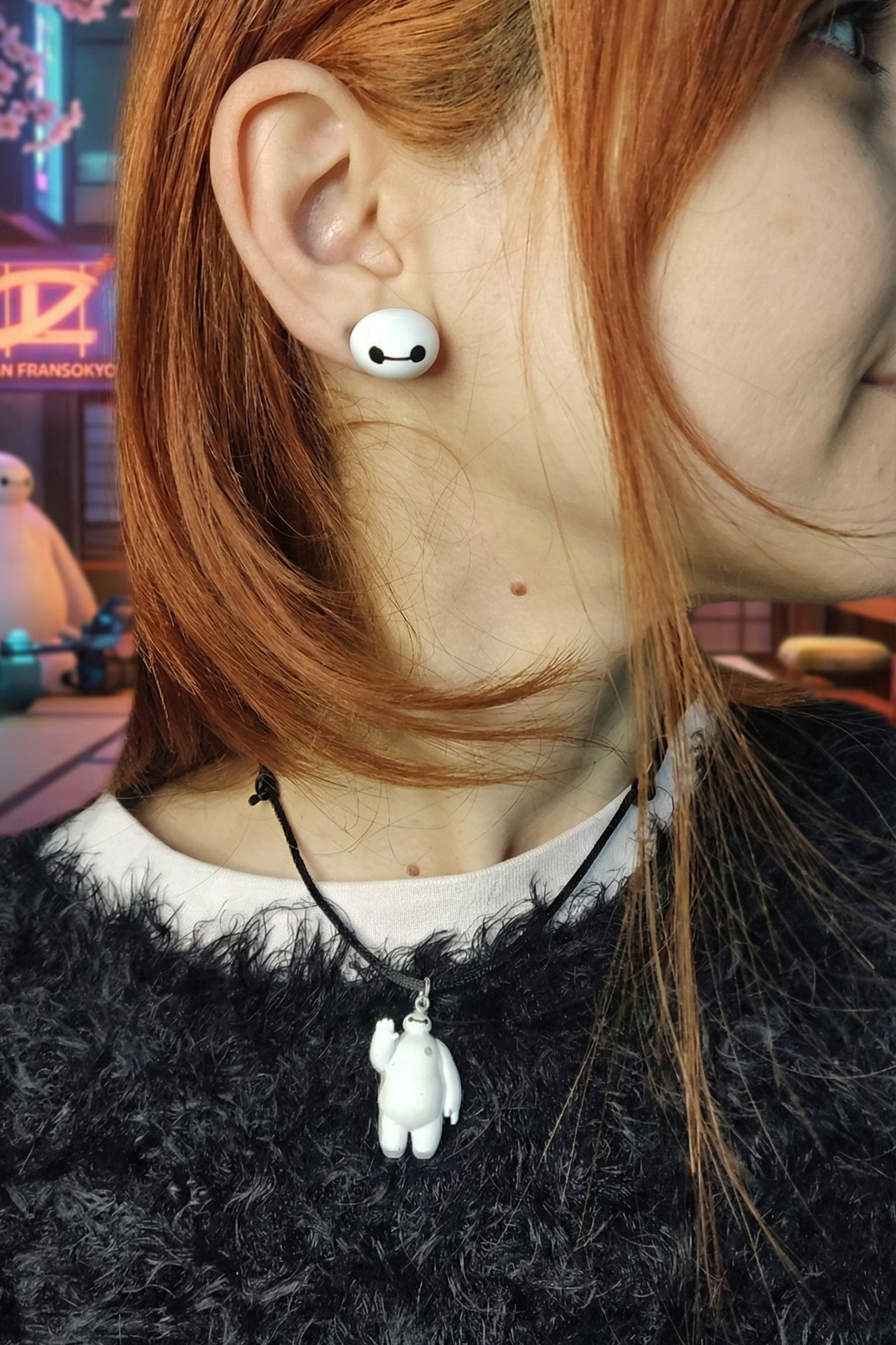 Pendientes y collar, B-Max